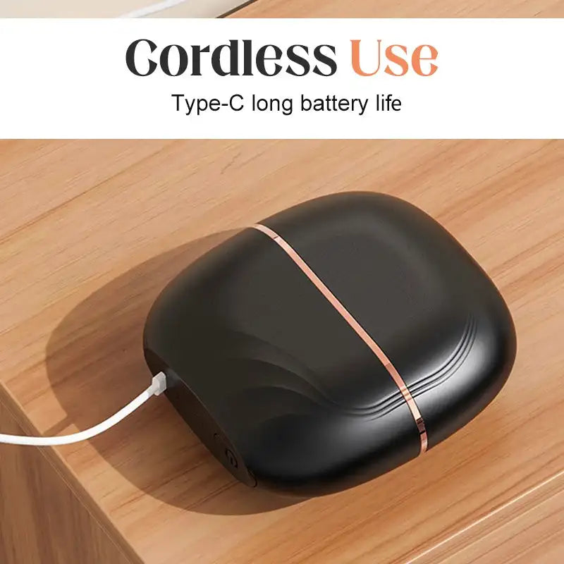 Mini Cordless Hair Straightener Comb Portable Travel Straight Hair Comb Electric Hot Hair Styler 3-Speed Temperature Regulation